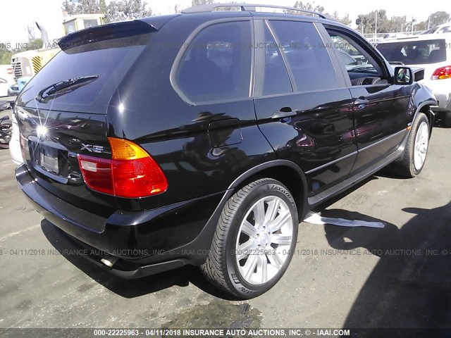 5UXFA53593LV82113 - 2003 BMW X5 3.0I BLACK photo 4