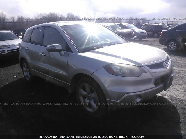 5J8TB18239A005303 - 2009 ACURA RDX SILVER photo 1