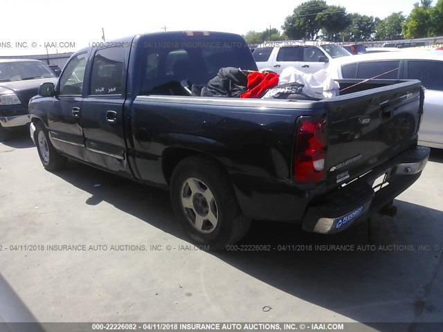 2GCEC13TX61181002 - 2006 CHEVROLET SILVERADO C1500 BLUE photo 3