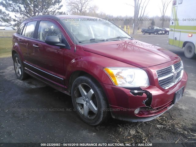 1B3HE78K27D432659 - 2007 DODGE CALIBER R/T RED photo 1