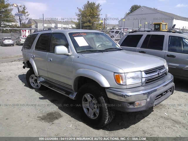 JT3HN86R229075102 - 2002 TOYOTA 4RUNNER SR5 SILVER photo 1