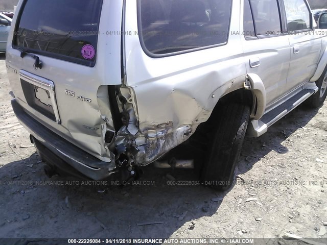 JT3HN86R229075102 - 2002 TOYOTA 4RUNNER SR5 SILVER photo 6