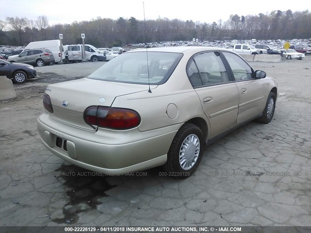 1G1ND52JX3M554469 - 2003 CHEVROLET MALIBU GOLD photo 4