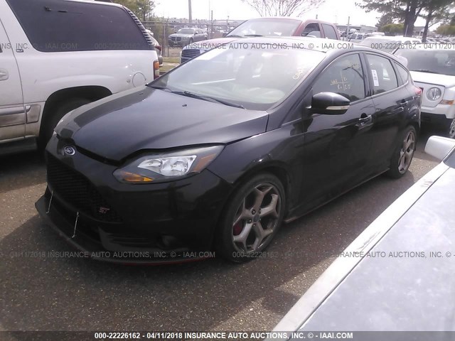 1FADP3L96DL167661 - 2013 FORD FOCUS ST BLACK photo 2