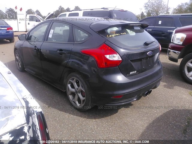 1FADP3L96DL167661 - 2013 FORD FOCUS ST BLACK photo 3