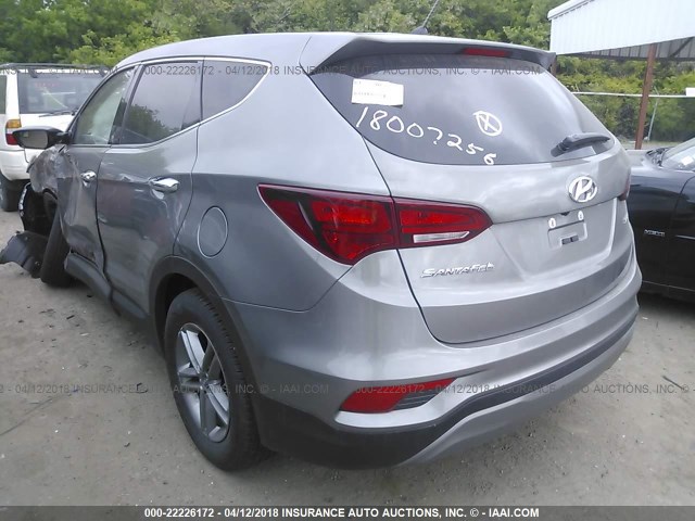 5XYZT3LB5JG539321 - 2018 HYUNDAI SANTA FE SPORT  GRAY photo 3