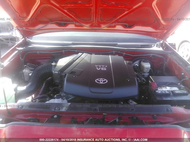 5TEUU42N46Z151213 - 2006 TOYOTA TACOMA ACCESS CAB Rot Foto 10