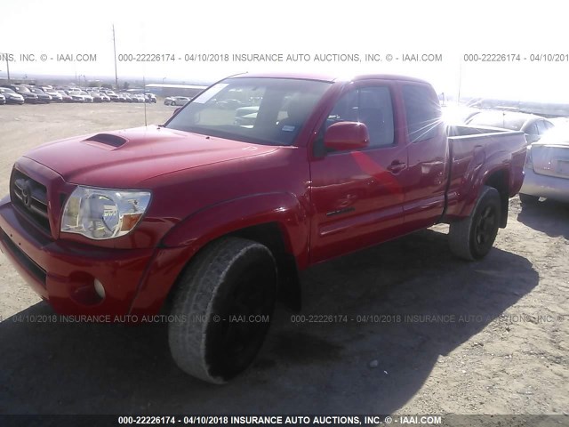 5TEUU42N46Z151213 - 2006 TOYOTA TACOMA ACCESS CAB Rot Foto 2
