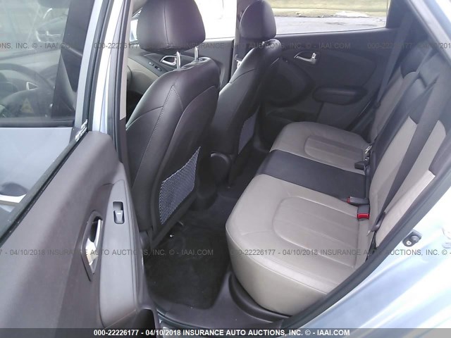 KM8JU3ACXDU650578 - 2013 HYUNDAI TUCSON GLS/LIMITED 蓝色 照片 8