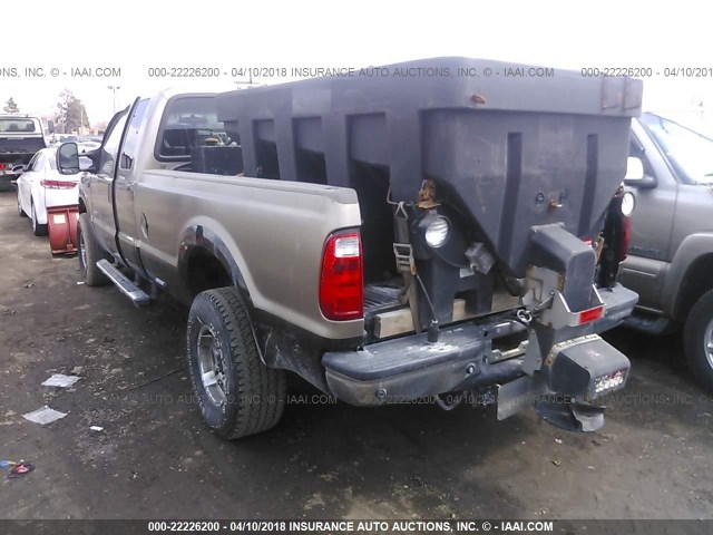 1FTNX21P74EB62337 - 2004 FORD F250 SUPER DUTY BROWN photo 3