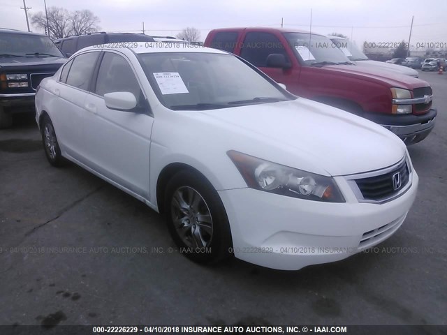 1HGCP26468A021876 - 2008 HONDA ACCORD LXP WHITE photo 1