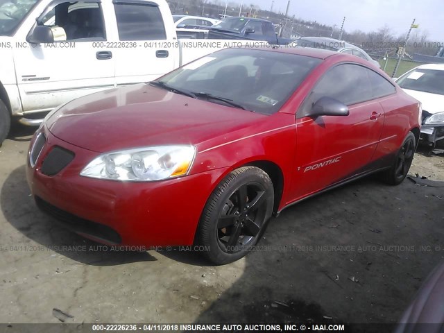 1G2ZM171564134556 - 2006 PONTIAC G6 GTP RED photo 2