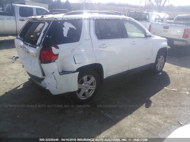 2GKALREK3F6287803 - 2015 GMC TERRAIN SLE WHITE photo 4