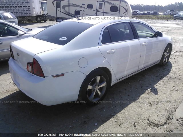 1G1ZH57B994207151 - 2009 CHEVROLET MALIBU 1LT 白色 照片 4