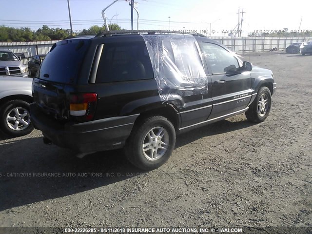 1J4GW48N23C565965 - 2003 JEEP GRAND CHEROKEE LAREDO BLACK photo 4