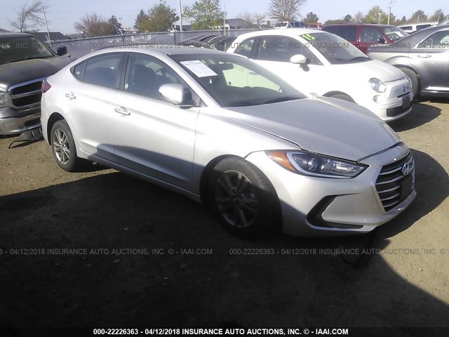 5NPD84LF8JH223490 - 2018 HYUNDAI ELANTRA SEL/VALUE/LIMITED SILVER photo 1