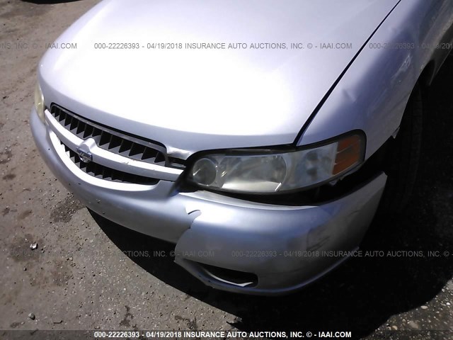 1N4DL01D0YC118284 - 2000 NISSAN ALTIMA XE/GXE/SE/GLE SILVER photo 6