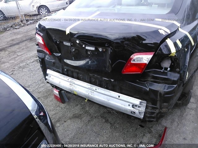 4T1BE46KX9U360453 - 2009 TOYOTA CAMRY SE/LE/XLE BLACK photo 6