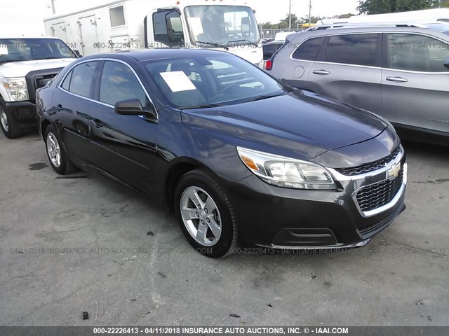 1G11B5SL3FF105794 - 2015 CHEVROLET MALIBU LS ნაცრისფერი ფოტო 1