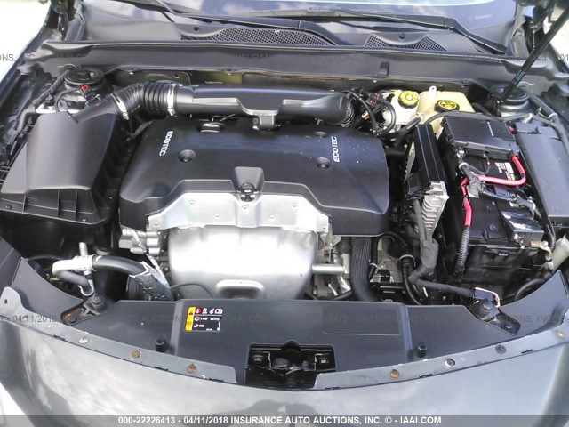 1G11B5SL3FF105794 - 2015 CHEVROLET MALIBU LS ნაცრისფერი ფოტო 10