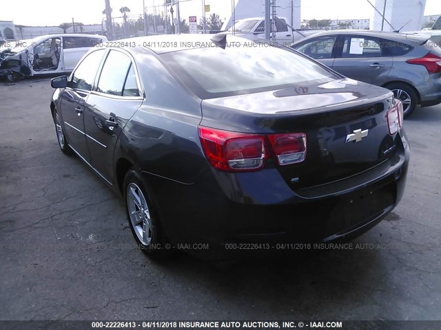 1G11B5SL3FF105794 - 2015 CHEVROLET MALIBU LS ნაცრისფერი ფოტო 3