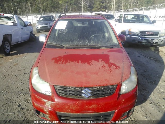 JS2YA413985100974 - 2008 SUZUKI SX4 CONVENIENCE RED photo 6