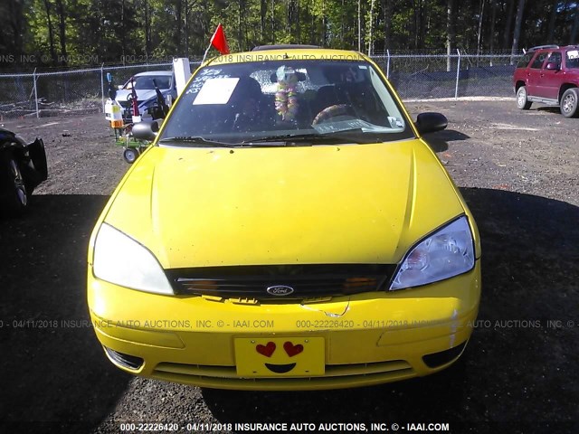 1FAHP31N47W135621 - 2007 FORD FOCUS ZX3/S/SE/SES YELLOW photo 6