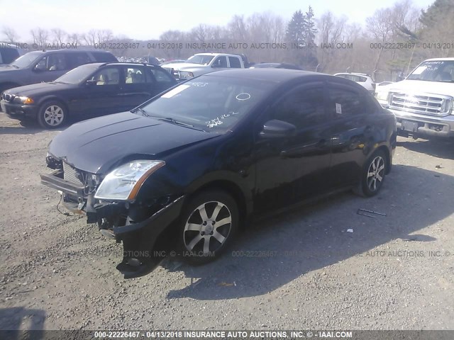 3N1AB6AP5CL784862 - 2012 NISSAN SENTRA 2.0/2.0S/SR/2.0SL BLACK photo 2