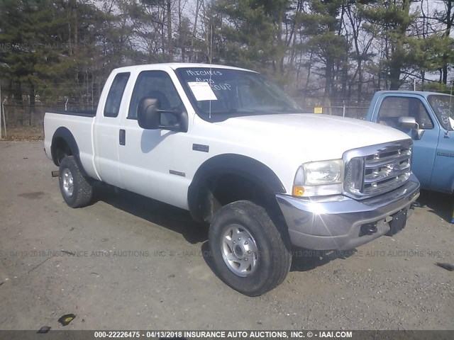 1FTSX31PX4EA98318 - 2004 FORD F350 SRW SUPER DUTY WHITE photo 1