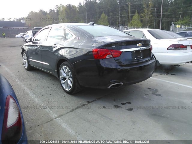 2G1125S38J9116548 - 2018 CHEVROLET IMPALA PREMIER BLACK photo 3