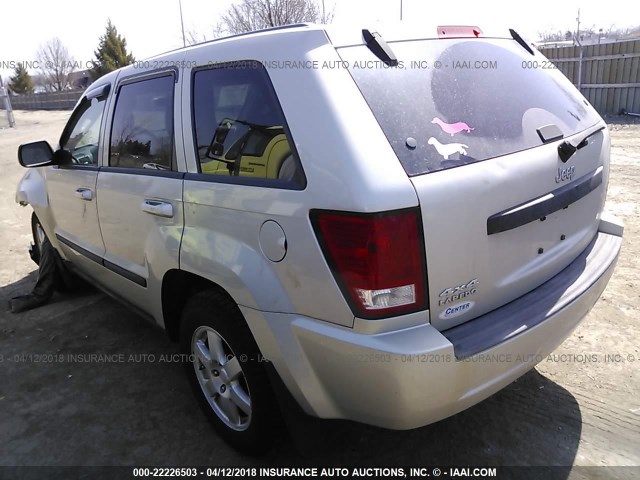 1J8GR48K78C182414 - 2008 JEEP GRAND CHEROKEE LAREDO BEIGE photo 3