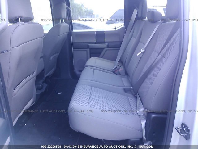 1FTEW1C57JKC87683 - 2018 FORD F150 SUPERCREW SILVER photo 8