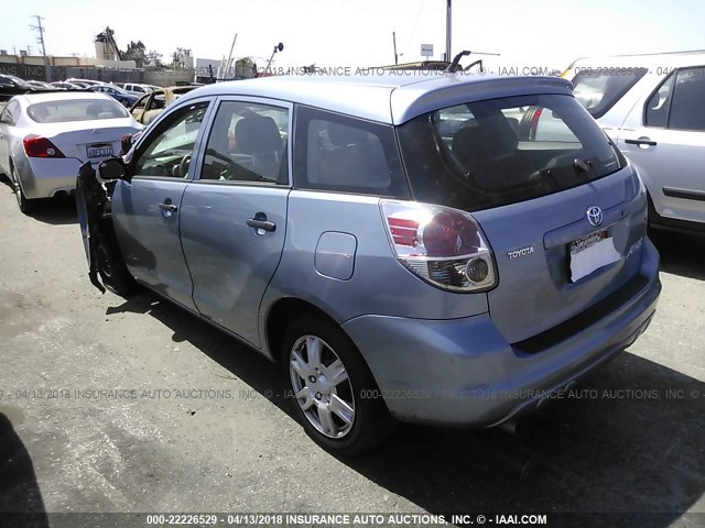 2T1KR32E35C358425 - 2005 TOYOTA COROLLA MATRIX XR Light Blue photo 3