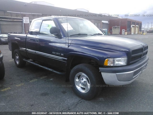 1B7HF13Z9WJ216787 - 1998 DODGE RAM 1500 Dark Blue photo 1