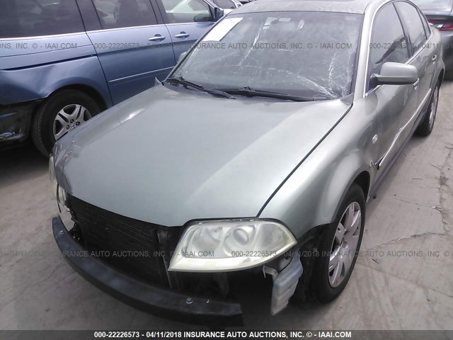 WVWRH63B43P058611 - 2003 VOLKSWAGEN PASSAT GLX 绿色 照片 2