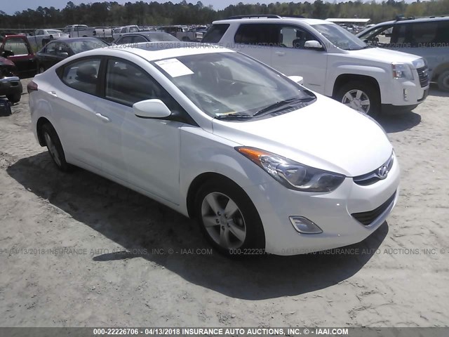 5NPDH4AE4DH263063 - 2013 HYUNDAI ELANTRA GLS/LIMITED WHITE photo 1