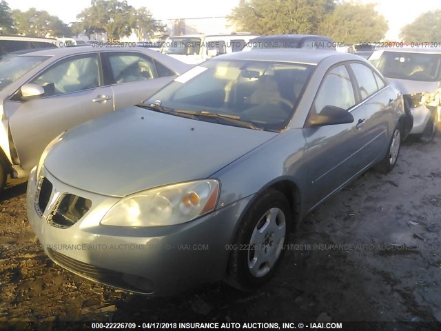 1G2ZF58B074218617 - 2007 PONTIAC G6 VALUE LEADER/BASE BLUE photo 2