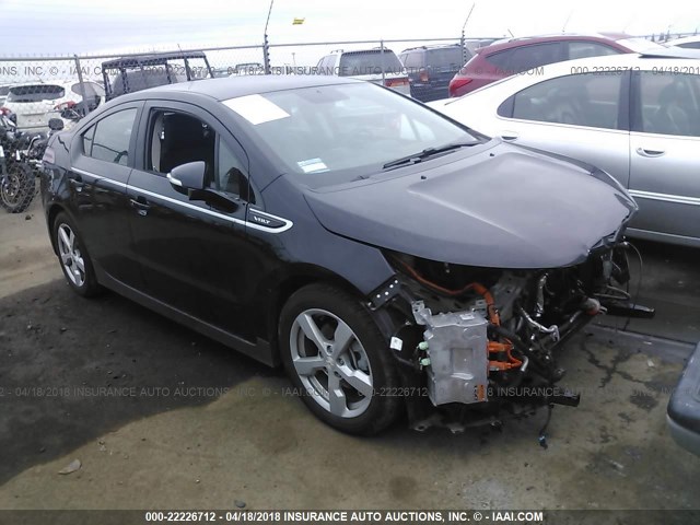 1G1RH6E41CU115159 - 2012 CHEVROLET VOLT BLACK photo 1