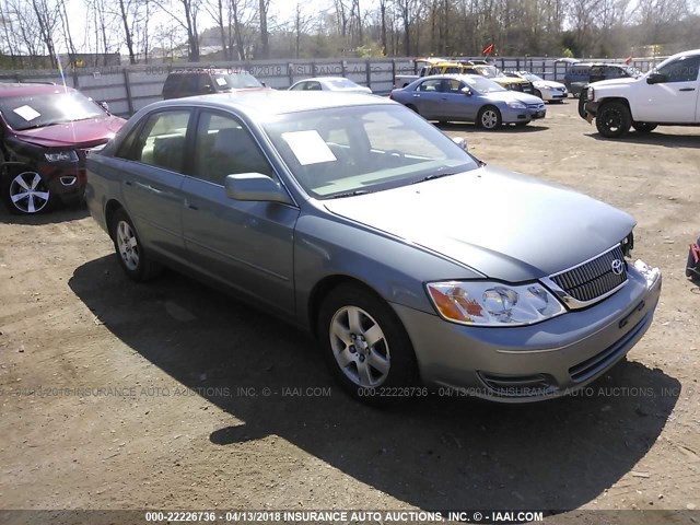 4T1BF28B72U219571 - 2002 TOYOTA AVALON XL/XLS Light Blue photo 1