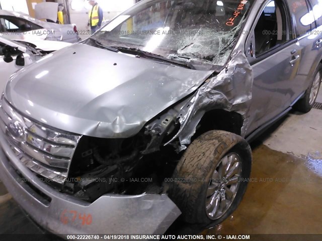 2FMDK49C57BB58595 - 2007 FORD EDGE SEL PLUS SILVER photo 6