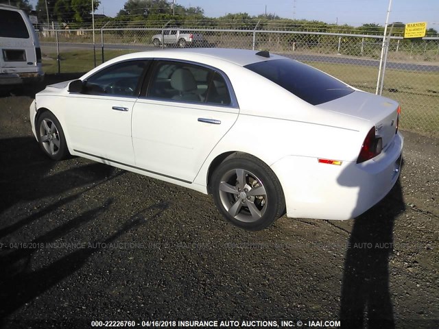 1G1ZC5E01CF154621 - 2012 CHEVROLET MALIBU 1LT 白色 照片 3