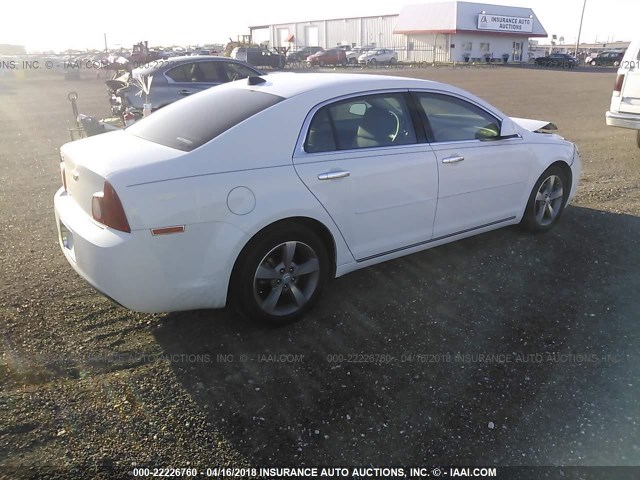 1G1ZC5E01CF154621 - 2012 CHEVROLET MALIBU 1LT 白色 照片 4