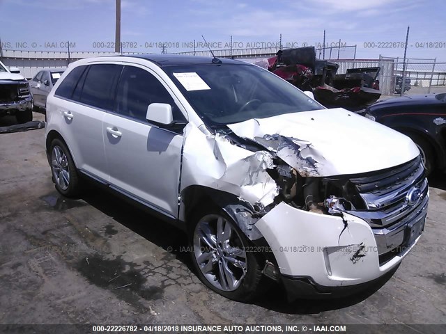 2FMDK3KC4BBA70246 - 2011 FORD EDGE LIMITED WHITE photo 1