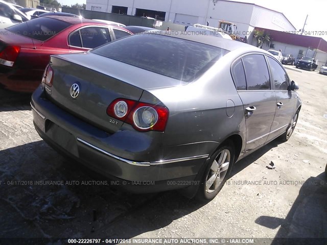 WVWJK73C07P010574 - 2007 VOLKSWAGEN PASSAT GRAY photo 4