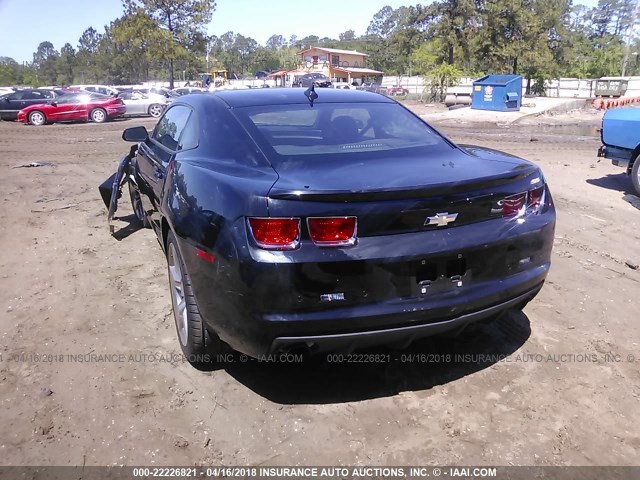 2G1FK1EJ1B9131340 - 2011 CHEVROLET CAMARO 2SS BLACK photo 3