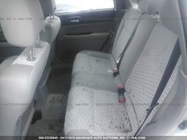 JF1SG65644H704560 - 2004 SUBARU FORESTER 2.5XS ვერცხლისფერი ფოტო 8