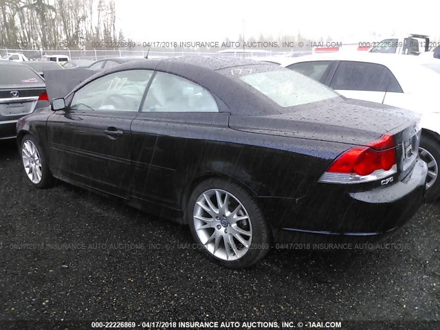 YV1MC68246J001120 - 2006 VOLVO C70 T5 BLACK photo 3