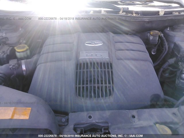 4S4WX93D184401615 - 2008 SUBARU TRIBECA LIMITED GRAY photo 10