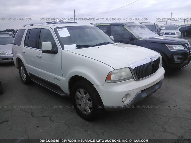 5LMEU78H03ZJ48266 - 2003 LINCOLN AVIATOR 白色 照片 1