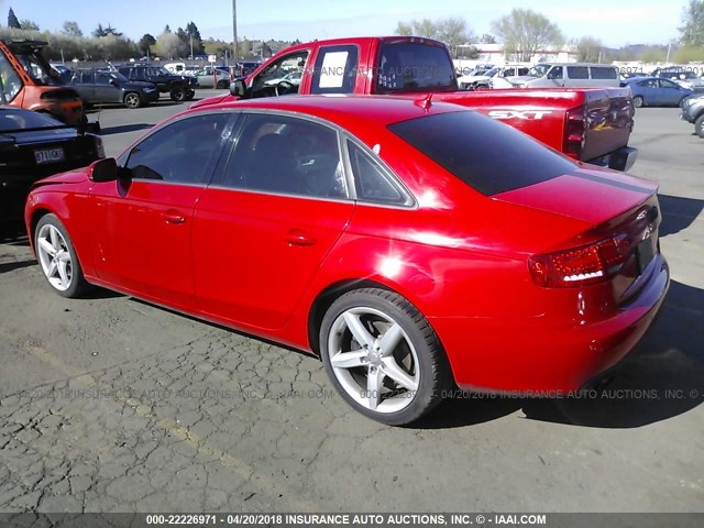 WAUEFAFL5AN063351 - 2010 AUDI A4 PREMIUM PLUS RED photo 3